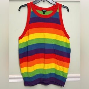 Torrid Multicolor Striped Knit Top Size 1